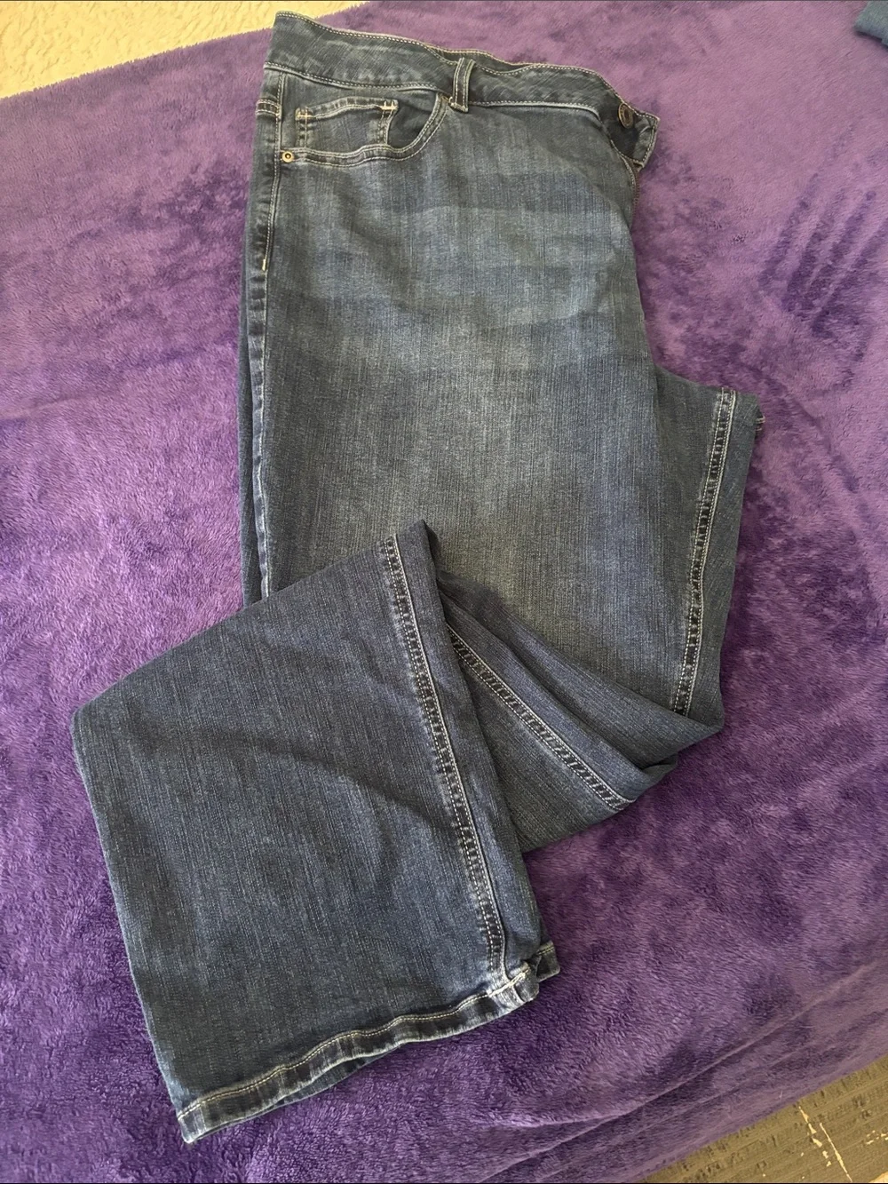 Maurices Relaxed Fit Denim Jeans in Blue